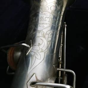 1924 Buescher True Tone Low Pitch Alto Saxophone Original Case & Mouthpiece image 8