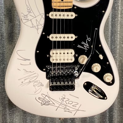 Fender Player Stratocaster Floyd Rose HSS Polar White & Bag #6777 Used image 1
