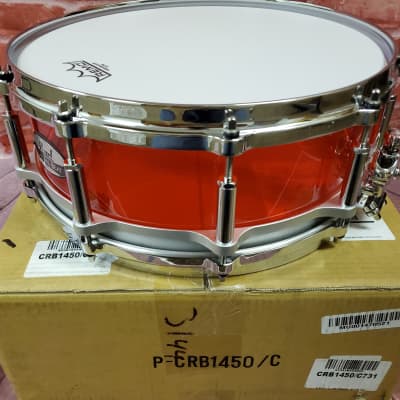 Pearl Crystal Beat Ruby Red 14x5" Snare Drum NEW Worldwide Ship | Special Order | Authorized Dealer image 2