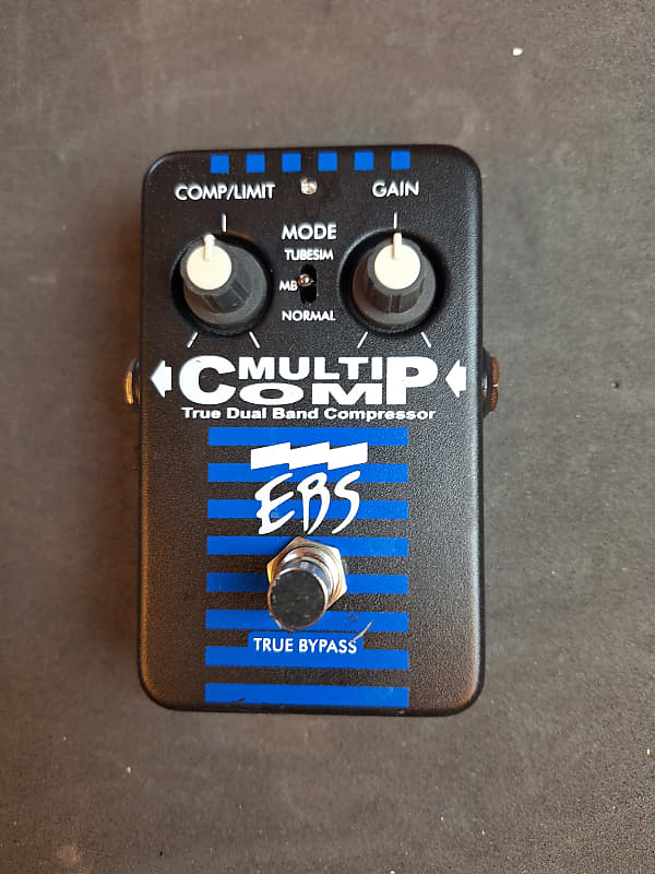 ベース EBS MULTICOMP True Dual Band Compressor EBS Multicomp Blue Label True Dual Band Compressor Pedal