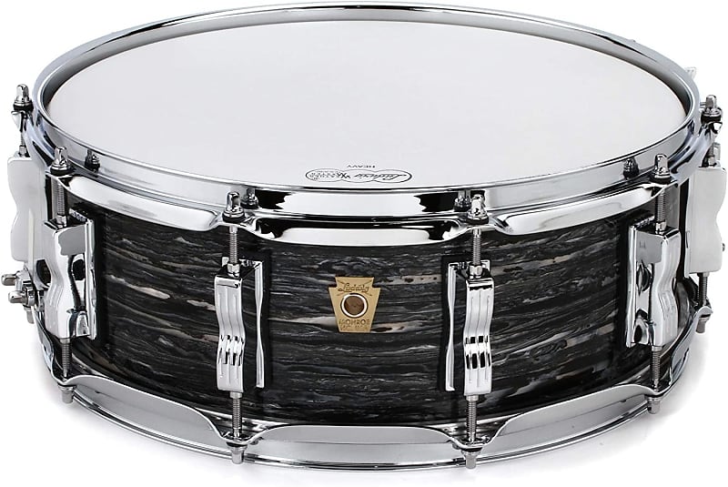 Ludwig Classic Maple 5x14 Snare Drum - Vintage Black Oyster image 1