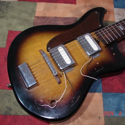 Vintage 1960's Guyatone LG-70 Electric Guitar Project image 8