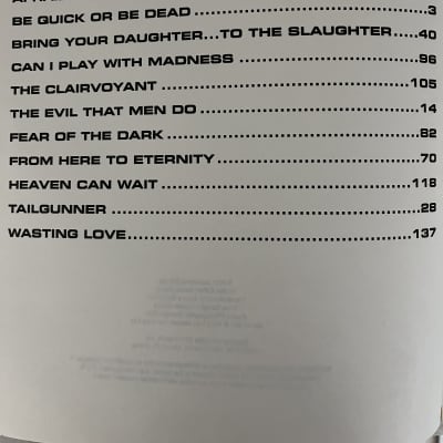 Iron Maiden - A Real Live One - Guitar Tab / Tablature Book image 3