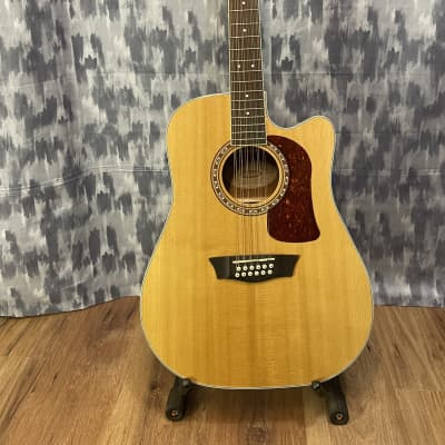 Washburn Heritage Series 12-string Dreadnought acoustic/electric with hardshell case image 1
