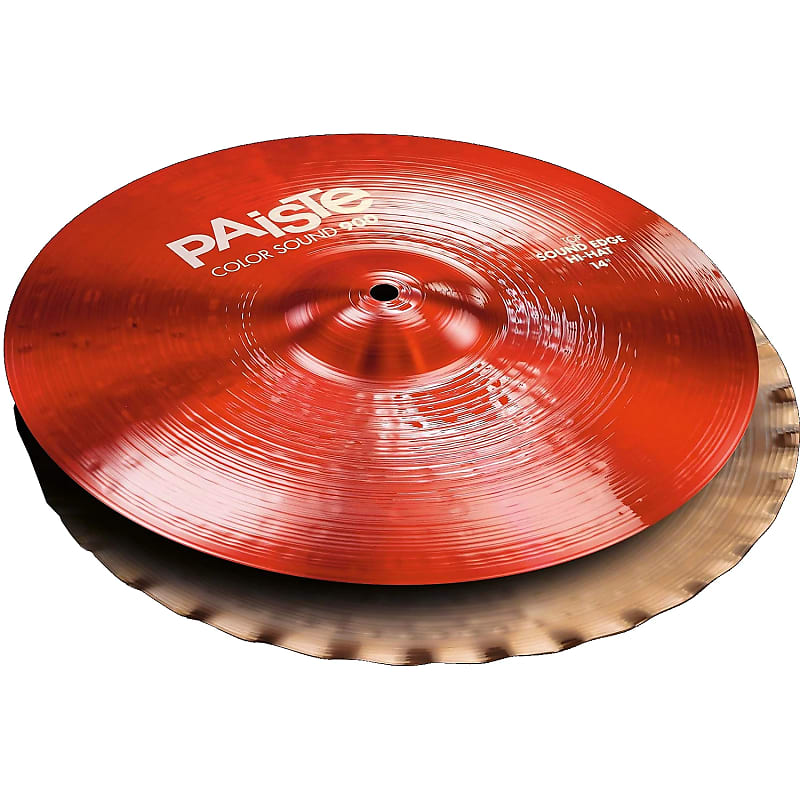 Paiste 14" Color Sound 900 Series Sound Edge Hi-Hat Cymbals (Pair) image 2