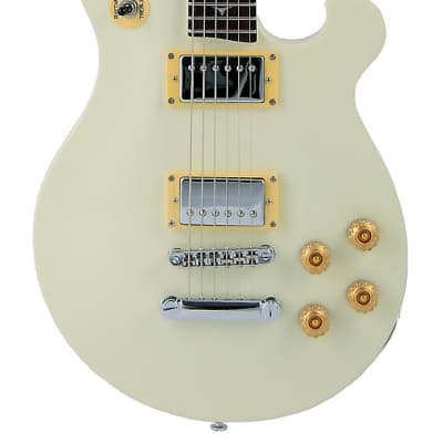 Tregan SH STD AW MAH HH Shaman Standard Series Mahogany Neck 6-String Electric Guitar-Antique White for sale