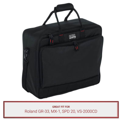 Gator Cases Padded Nylon Equipment Bag fits Roland GR-33 MX-1 SPD 20 VS-2000CD