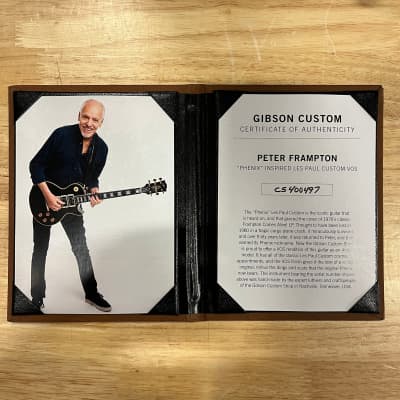 Gibson Peter Frampton "Phenix" Inspired Les Paul Custom VOS - Ebony - CS400497 - PLEK'd image 12