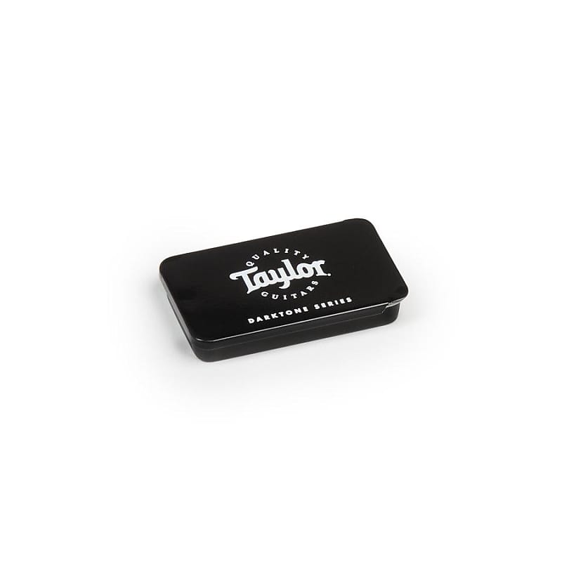 Taylor Darktone Slide Top Sampler Pick Tin | Reverb