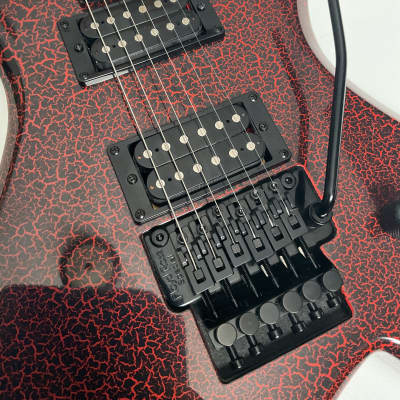 BC Rich Stranger Things “Eddie’s” Limited-Edition Replica and Inspired NJ Warlock Guitar Red Crackle image 4