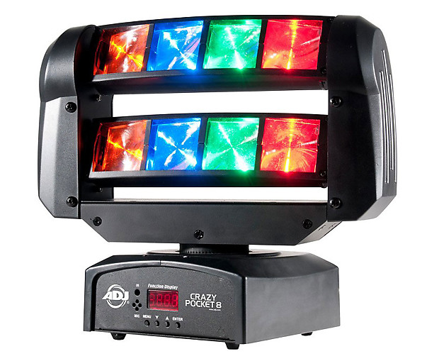 American DJ CRAZY-POCKET-8 RGBA LED Moving Head Light image 1