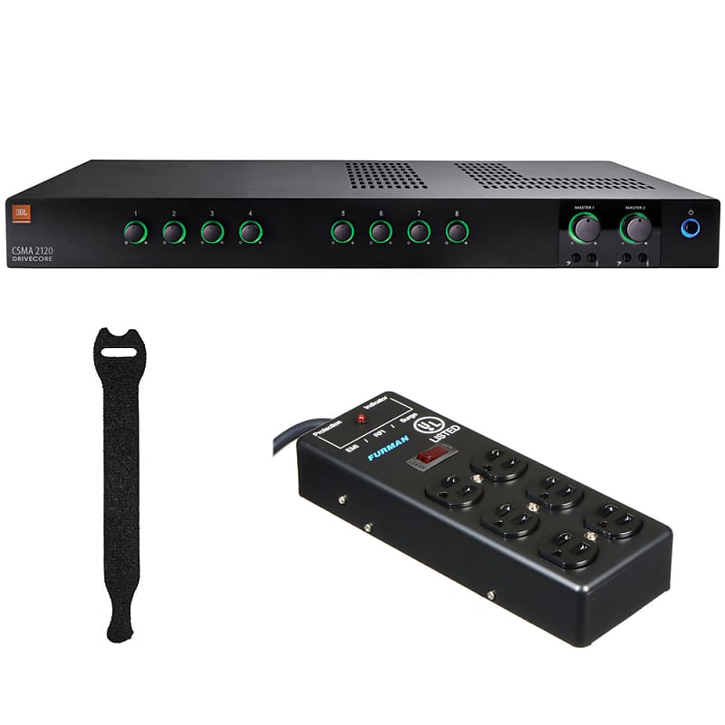 JBL CSMA 2120 Commercial Series Mixer/Amplifier Bundle with