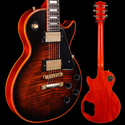Gibson Les Paul Custom Figured, HAND SELECTED TOP, Orange Widow Burst Gloss 9lbs 11.4oz
