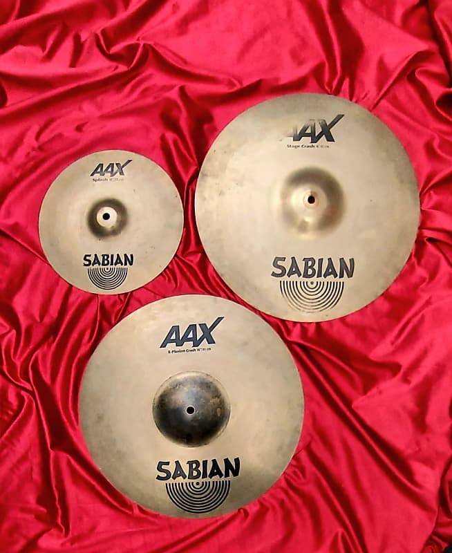 Sabian Aax cymbal pack deal ! Crash .splash and crash !!400 Reverb