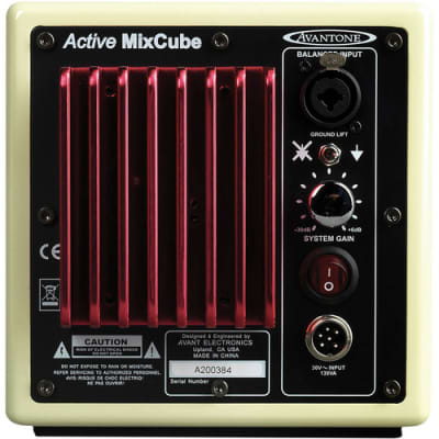 Avantone Pro Active MixCubes 5.25 inch Powered Studio Monitor Pair - Retro Cream image 3