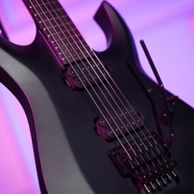 Cort X500MENACE Solid Maple Top Mahogany Body 7Pcs Maple Purple Heart Neck 6-String Electric Guitar image 6