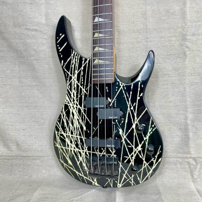 Ovation Applause Kaman GTX 53 AR53 1986 Black White Splatter Bass