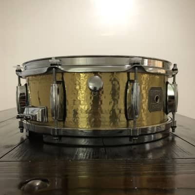 Special Edition Gretsch Full Range Silver Series 5" x 13" Hammered Brass Snare Drum image 4