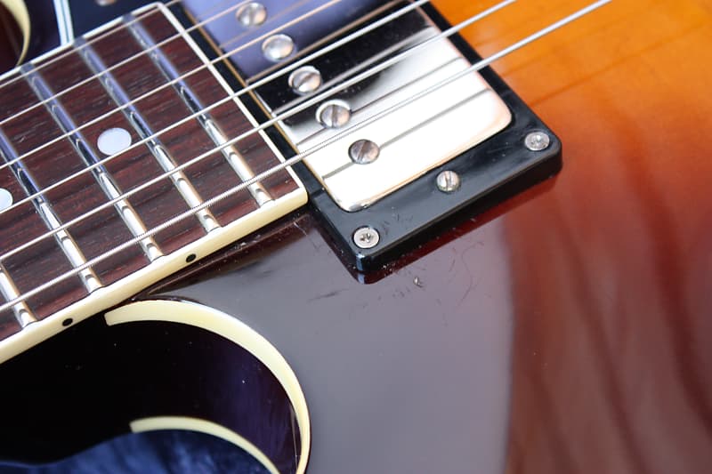 Burny RSA ES-335 type 1980s Sunburst Made in Japan Electric