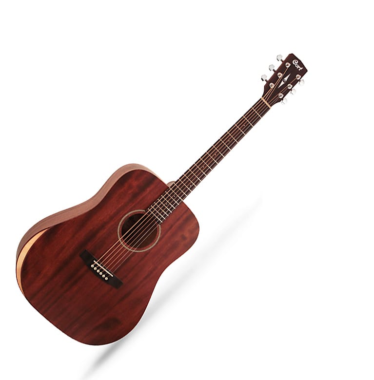 Cort Earth M Bevelcut Open Pore Mahogany Ovangkol 20 Frets