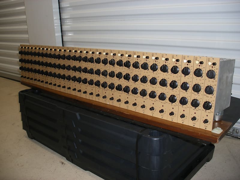 Quad Eight 312 vintage EQ module pair, (3 band api style