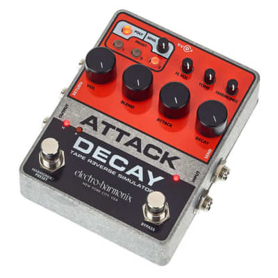 Electro-Harmonix Attack Decay Tape Reverse Simulator Effects Pedal image 3