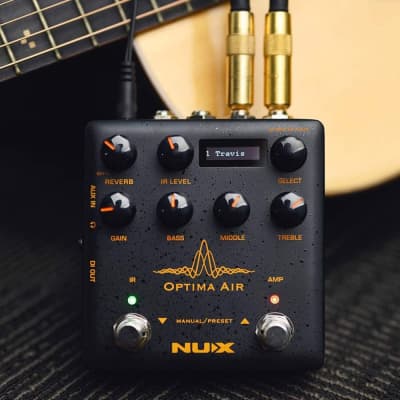 NUX Optima Air (NAI-5) Dual-Switch Acoustic Guitar Simulator with a Preamp,IR Loader, Capturing Mode image 6