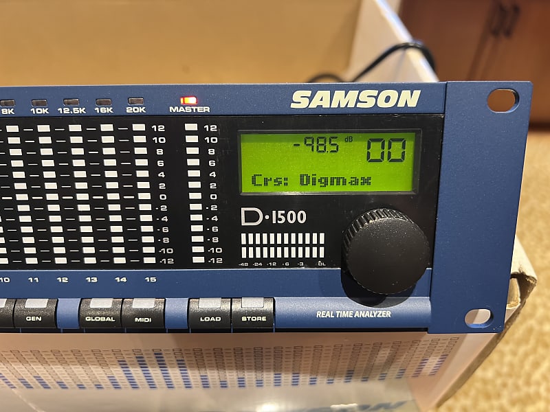 Samson D-1500 Digital 31 Band Real Time Audio Analyzer - New in Box - Tested image 1