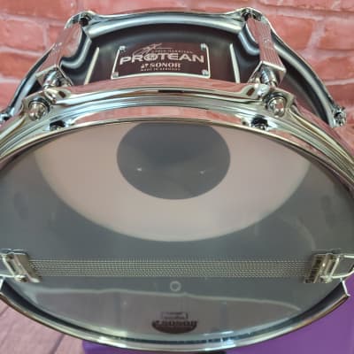 Sonor Gavin Harrison 12x5 Protean Black Lacquer Premium Snare Drum | World Ship | Authorized Dealer image 11