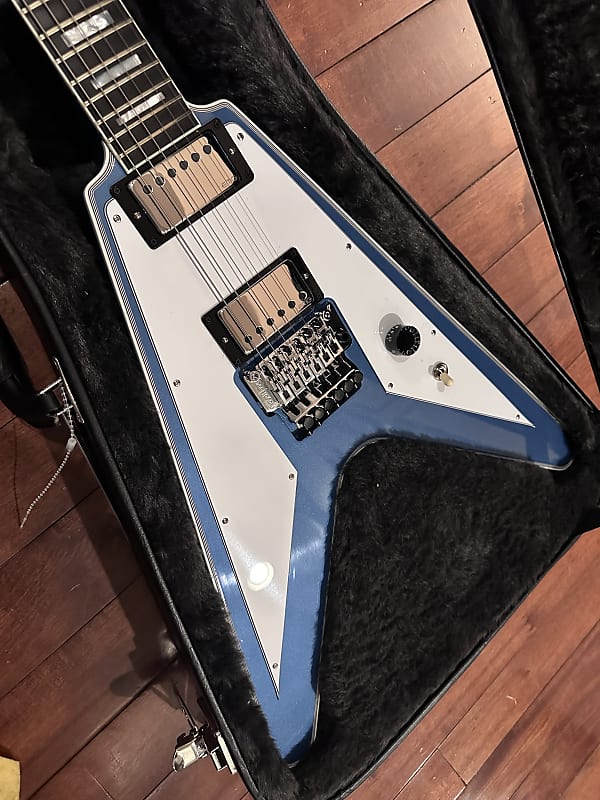 Gibson Custom Shop Richie Faulkner Signature Flying V Custom 2023 - Present - Pelham Blue image 1