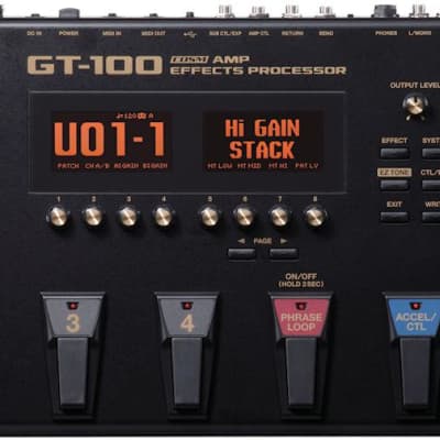 Boss GT-100 Amp Effects Processor | Reverb