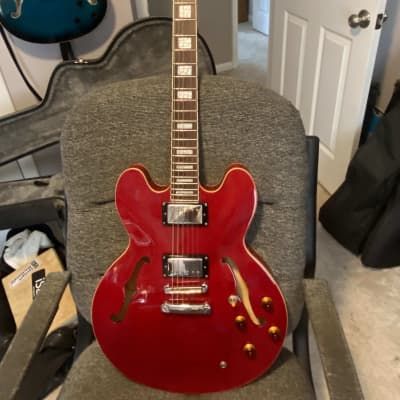 1980's Harmony 335 Dot Neck Style Heritage Cherry MIK Rare