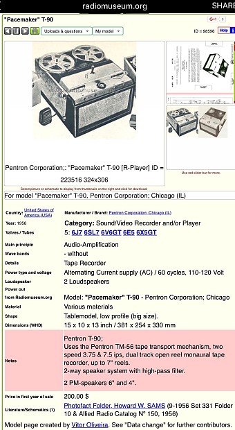 Reel to Reel Tape Recorder Directory