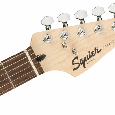 Fender Squier Bullet Stratocaster Hard Tail, Laurel - Tropical Turquoise image 4