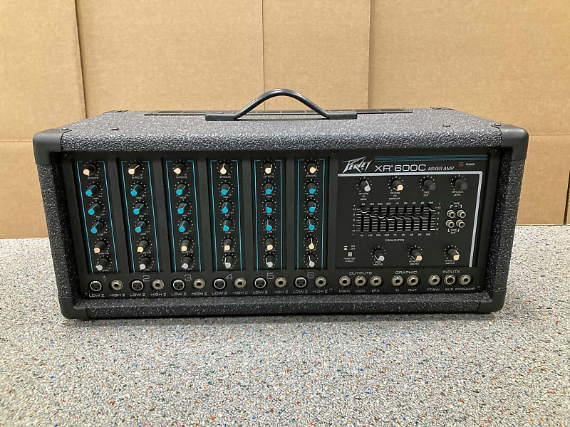 Used Peavey XR600C Powered Mixer Reverb