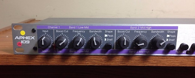 Aphex 109 パラメトリックイコライザー Aphex 109 パラメトリックイコライザー