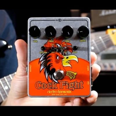 Electro Harmonix Cock Fight Cocked Talking Wah Effects Pedal w/ Fuzz image 3