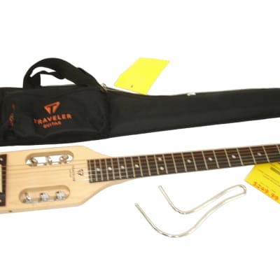 Traveler Ultra-Light Acoustic Full-Scale Travel Guitar w/ Bag & Laprest, Maple for sale