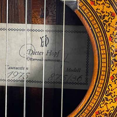 Dieter Hopf concert classical guitar - 1975 image 5