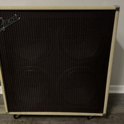 Fender Super-Sonic 100 412 Straight Enclosure 100-Watt 4x12" Guitar Speaker Cabinet 2011 - 2012 - Blonde image 1