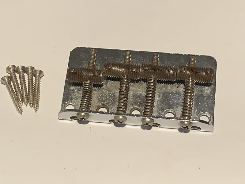 Fender PBass /Jazz Bass Bridge ORIGINAL VINTAGE Part 5862 Reverb