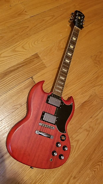 RARE Epiphone SG G-400 Vintage Faded Korea '61 Style w/ bound neck Gibson  USA Pickups Upgraded Electronics