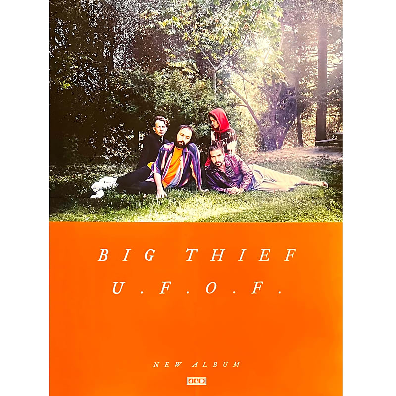 Big Thief - U.F.O.F. Ltd Ed HUGE RARE New Tour Poster! Indie | Reverb