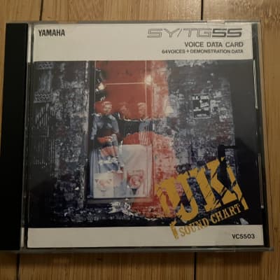 UK Sound Chart Voice Rom Card VC5503 - Yamaha TG55 SY55 | Reverb