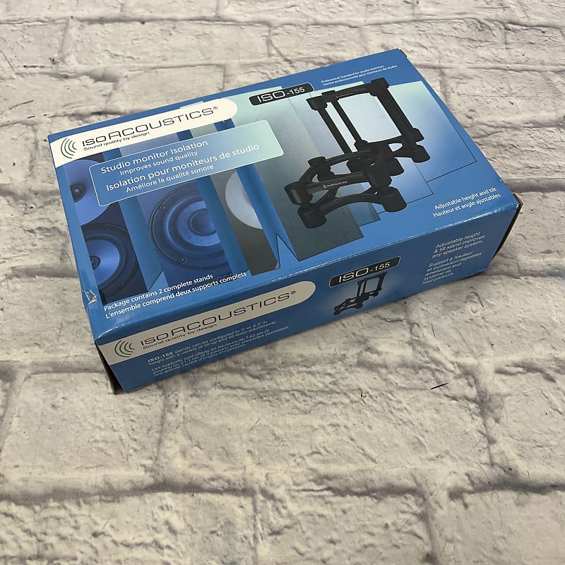 Isoacoustics ISO155 Studio Monitor Isolation Stands Reverb