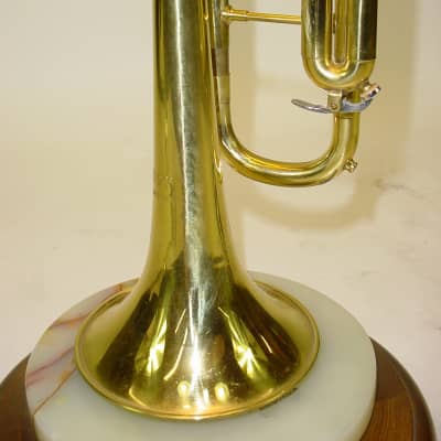 Custom Brass Trumpet Musical Instrument Converted Table Lamp image 3