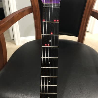 Fretlight Orianthi Signature FG-551 Guitar Learning System Trans Purple w/ case, software & extras image 16