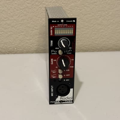 Radial PowerTube 500 Series Tube Mic Preamp Module 2010s - Red image 1