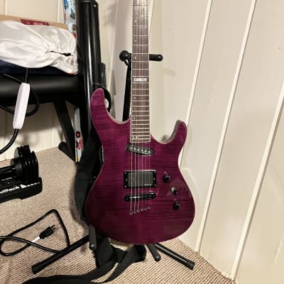 LTD by ESP ストラトキャスター パープル ジャンク Yahoo!オークション -「esp ギター ジャンク」の落札相場・落札価格
