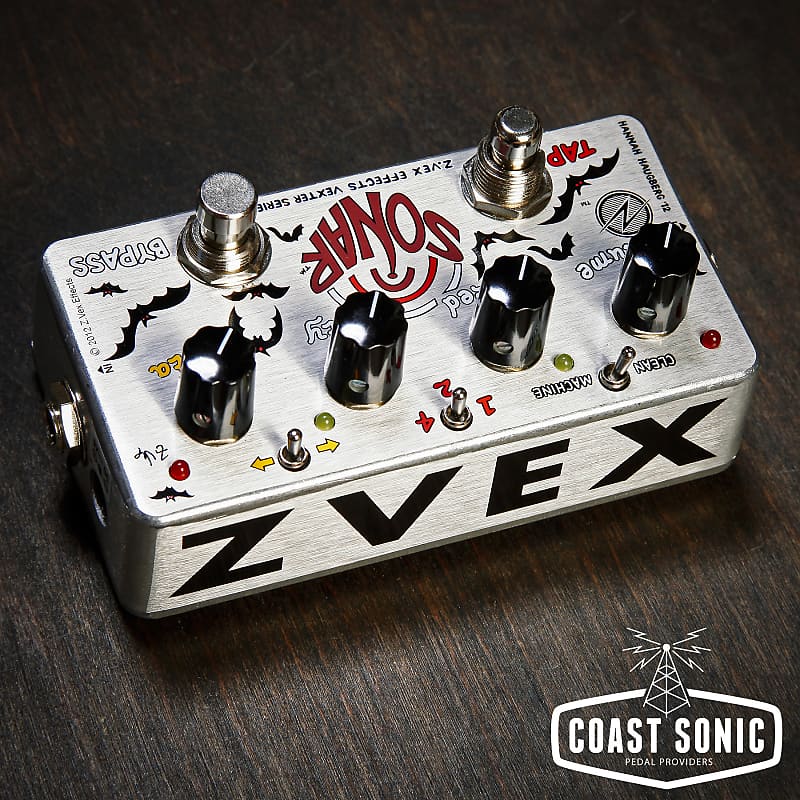 Zvex Sonar Vexter Tremolo/Tap Tempo Pedal | Reverb